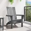vidaXL Skládací Adirondack židle Světle šedá 74.5 x 80.5 x 90cm HDPE