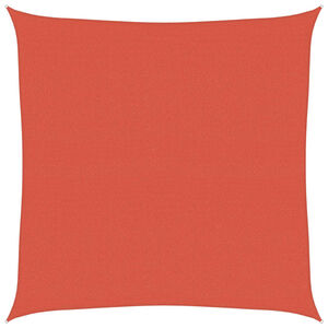 vidaXL St&iacute;n&iacute;c&iacute; plachta 160 g/m&sup2; cihlov&aacute; 7 x 7 m HDPE