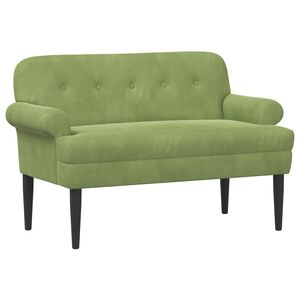 vidaXL Pohovka s knofl&iacute;kov&yacute;m pro&scaron;&iacute;v&aacute;n&iacute;m Světl&aacute; zelen&aacute; 120 x 66 x 78 cm