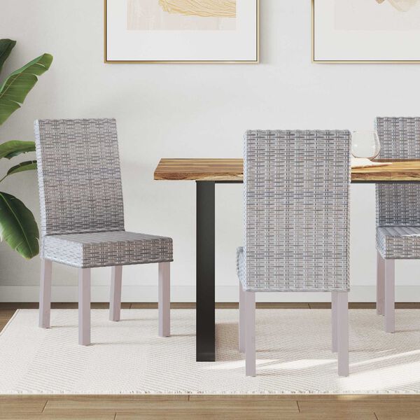 vidaXL Jídelní židle 2 pcs Bílá omítka 45 x 54 x 93 cm