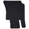 vidaXL Autokoberec 4 pcs Čern&aacute; vhodn&eacute; pro MERCEDES E 2009-2016 Guma