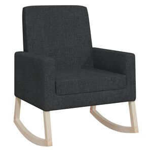 vidaXL Houpac&iacute; křeslo čern&eacute; textil