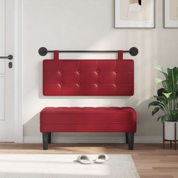 vidaXL Z&aacute;věsn&aacute; čeln&iacute; deska N&aacute;stěnn&yacute; Uměl&aacute; kůže