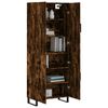 vidaXL Skř&iacute;ň highboard kouřov&yacute; dub 69,5 x 34 x 180 cm kompozitn&iacute; dřevo