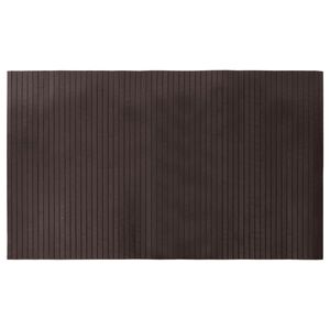 vidaXL Koberec obd&eacute;ln&iacute;kov&yacute; tmavě hněd&yacute; 60 x 100 cm bambus