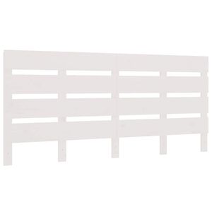 vidaXL Čelo postele b&iacute;l&eacute; 120 x 3 x 80 cm masivn&iacute; borovice