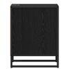 vidaXL Nočn&iacute; stolek Čern&yacute; dub 39,5 x 30 x 50 cm kompozitn&iacute; dřevo