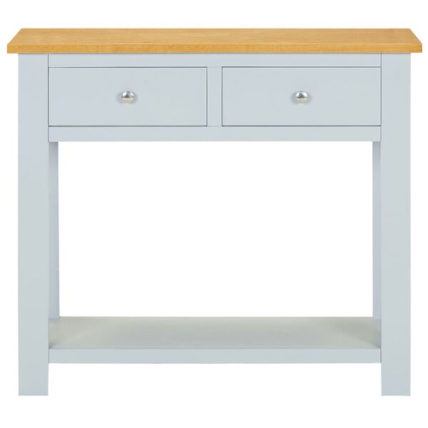 vidaXL Konzolový stolek 83 x 30 x 73 cm masivní dubové dřevo