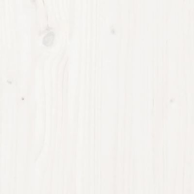 vidaXL Kompostér bílý 82,5 x 82,5 x 99,5 cm masivní borové dřevo