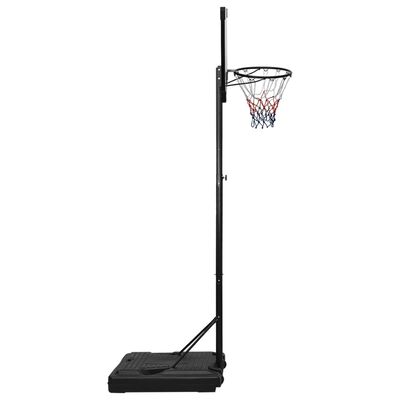 vidaXL Basketbalový koš s průhlednou deskou 235–301 cm polykarbonát