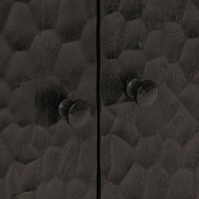 vidaXL Koupelnová skříňka pod umyvadlo černá 62 x 33 x 58 cm mangovník