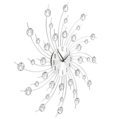 vidaXL Nástěnné hodiny se strojkem Quartz 50 cm moderní design