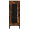 vidaXL Skř&iacute;ň highboard kouřov&yacute; dub 34,5 x 34 x 180 cm kompozitn&iacute; dřevo