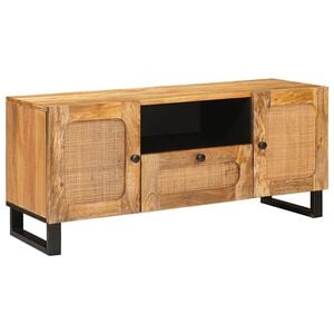 vidaXL Televizn&iacute; skř&iacute;ň Hněd&aacute; 105 x 33 x 46 cm Masivn&iacute; mangov&eacute; dřevo