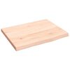 vidaXL Koupelnov&aacute; deska 40 x 30 x 2 cm neo&scaron;etřen&eacute; masivn&iacute; dřevo