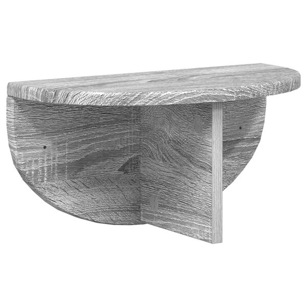 vidaXL N&aacute;stěnn&aacute; polička &Scaron;ed&aacute; Sonoma 38 x 19 x 19 cm kompozitn&iacute; dřevo