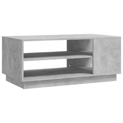vidaXL Konferenční stolek betonově šedý 102 x 55 x 43 cm dřevotříska