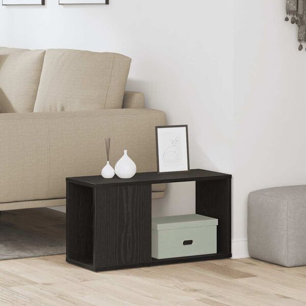 vidaXL TV skř&iacute;ňka Čern&yacute; dub 60x24x32 cm Dřevěn&aacute; konstrukce