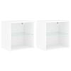 vidaXL LED n&aacute;stěnn&aacute; inteligentn&iacute; skř&iacute;ňka 2 ks White Standard
