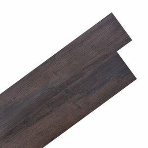 vidaXL Samolepic&iacute; PVC podlahov&aacute; prkna Tmavě hněd&aacute; 30,5 x 61 cm 28 ks