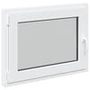 vidaXL Okeno do suter&eacute;nu RISOR 80 x 50 cm PVC a sklo B&iacute;l&aacute;