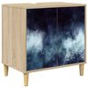 vidaXL Koupelnov&aacute; skř&iacute;ň RAALTE Sonoma 60 x 40 x 60 cm Kompozitn&iacute; dřevo