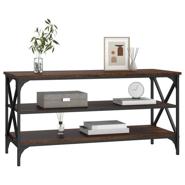 vidaXL TV skř&iacute;ňka hněd&yacute; dub 100 x 40 x 50 cm kompozitn&iacute; dřevo