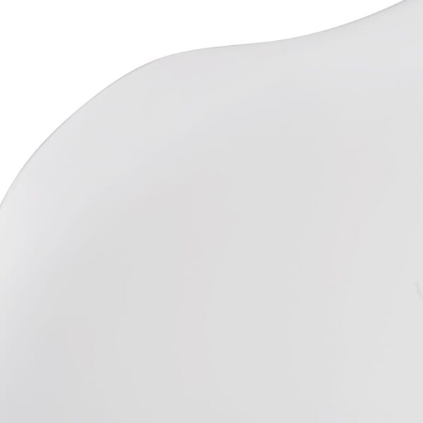 vidaXL J&iacute;deln&iacute; židle 2 ks b&iacute;l&eacute; plast a bukov&eacute; dřevo