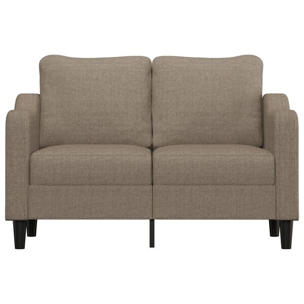 vidaXL 2m&iacute;stn&aacute; pohovka taupe 120 cm textil