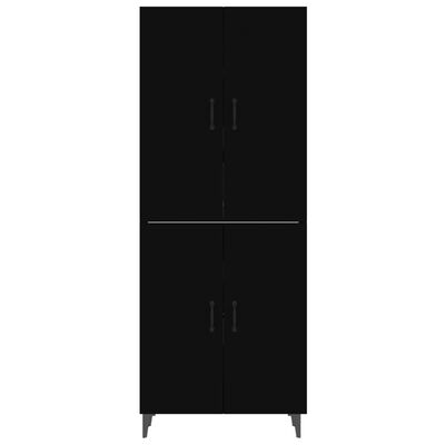 vidaXL Skříň highboard černá 70 x 34 x 180 cm kompozitní dřevo