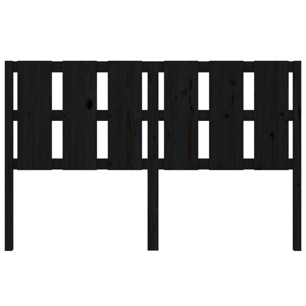 vidaXL Čelo postele čern&eacute; 155,5 x 4 x 100 cm masivn&iacute; borovice