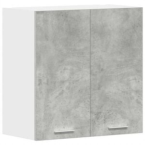 vidaXL Skř&iacute;ňka na zeď do kuchyně betonov&aacute; &scaron;ed&aacute; 60x31x60 cm
