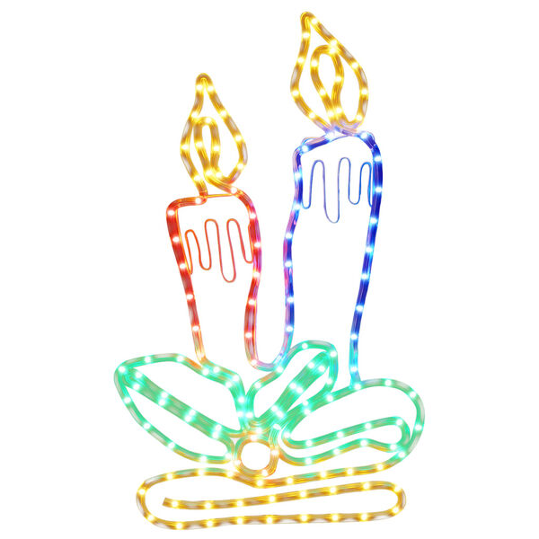 vidaXL Silueta v&aacute;nočn&iacute; sv&iacute;ce se 144 LED 70 x 42 cm