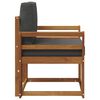 vidaXL Venkovn&iacute; pohovka Masivn&iacute; ak&aacute;ciov&eacute; dřevo a polyester Př&iacute;rodn&iacute;