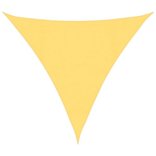 vidaXL Stínicí plachta 160 g/m² béžová 4 x 4 x 4 m HDPE