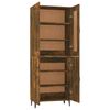vidaXL Skř&iacute;ň highboard kouřov&yacute; dub 70x34x180 cm kompozitn&iacute; dřevo