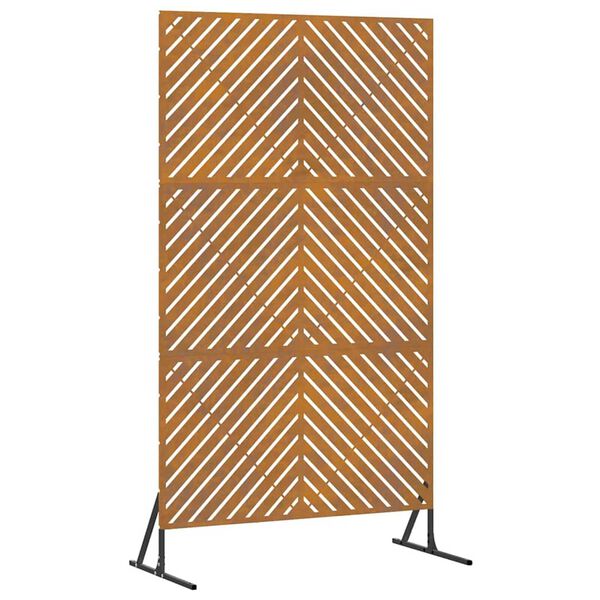 vidaXL Obrazovka pro soukromí Šedá 100 x 50 x 180 cm Ocel