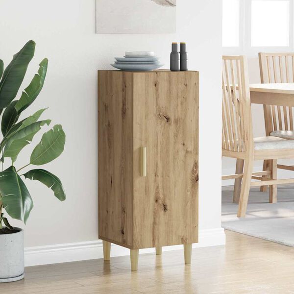 vidaXL Serv&iacute;rovac&iacute; skř&iacute;ň N&aacute;stěnn&yacute; Artisanov&yacute; dub 34,5 x 34 x 90 cm