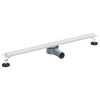 vidaXL 360&deg; odtok na sprchu s slim modelem Stř&iacute;brn&aacute; 80 cm
