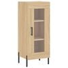 vidaXL Skř&iacute;ň highboard dub sonoma 34,5 x 34 x 180 cm kompozitn&iacute; dřevo