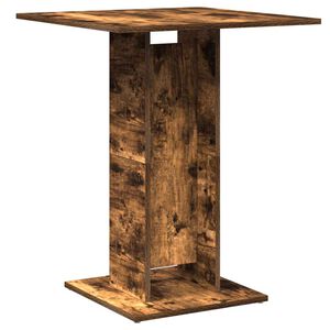 vidaXL Bistro stolek kouřov&yacute; dub 60 x 60 x 75 cm kompozitn&iacute; dřevo