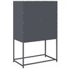 vidaXL Skř&iacute;ň highboard antracitov&aacute; 68x39x107 cm ocel