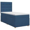 vidaXL Postel boxspring s matrac&iacute; s čelo Modr&aacute; 80 x 200 cm Textil