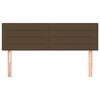 vidaXL Čela postele tmavě hněd&aacute; 144x5x78/88 cm l&aacute;tka