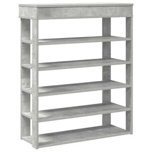 vidaXL Shoe Rack betonově dub 80x30x98 cm kompozitn&iacute; dřevo