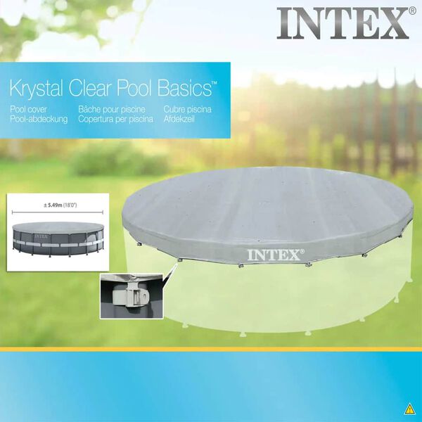 Intex Krycí plachta na bazén Deluxe kulatá 549 cm 28041