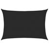 vidaXL St&iacute;n&iacute;c&iacute; plachta 160 g/m&sup2; čern&aacute; 5 x 7 m HDPE