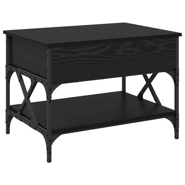 vidaXL Konferenčn&iacute; stolek Čern&yacute; dub 70x50x50cm kompozitn&iacute; dřevo