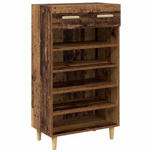 vidaXL Skř&iacute;ň na obuv 60 x 35 x 105 cm Kompozitn&iacute; dřevo Star&eacute; dřevo