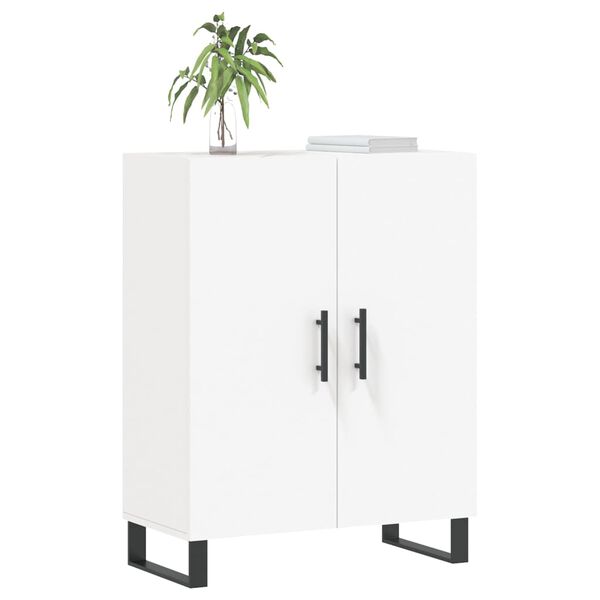 vidaXL Př&iacute;born&iacute;k b&iacute;l&yacute; 69,5 x 34 x 90 cm kompozitn&iacute; dřevo